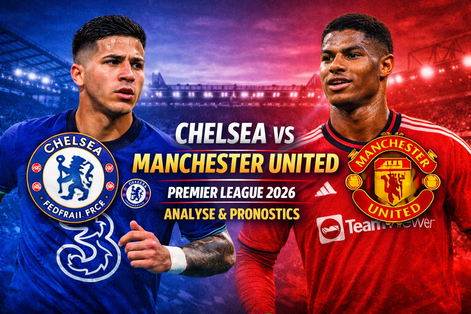 Chelsea vs Manchester United : duel décisif pour l’Europe et le podium