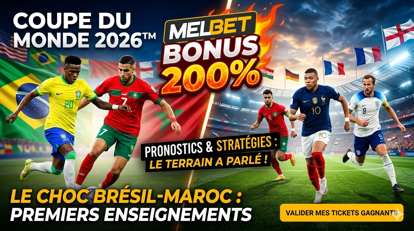 Pronostics Coupe du Monde 2026 nos analyses après le choc d hier entre le Brésil et le Maroc