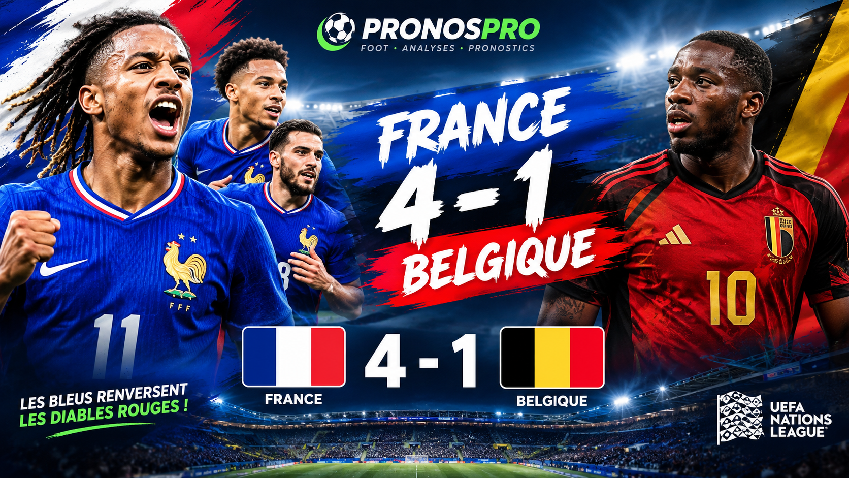 France 4-1 Belgique : les Bleus renversent les Diables rouges dans un final fou