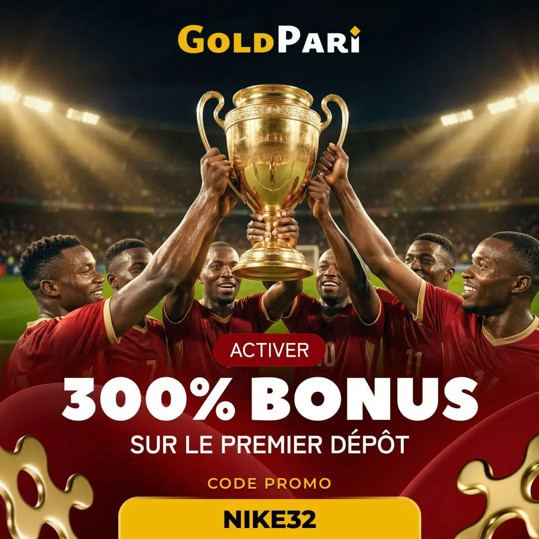 Code promo goldpari NIKE32 bonus 300%